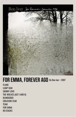  For Emma, Forever Ago 搭載著極簡的吉他旋律與充滿張力的情感釋放